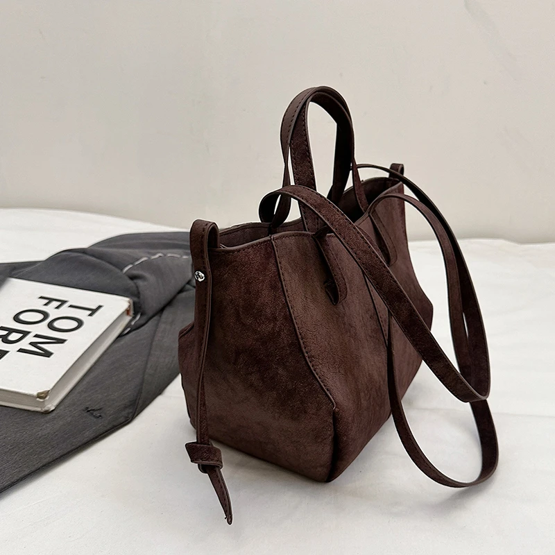 Light Luxury Solid PU Hasp Sho - Luxury Bags Tote recension och pris